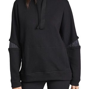 ALALA Notch Hoodie Sweatshirt In Black